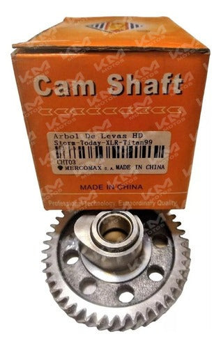 Árbol de levas universal para CG125, CG150 y HJ, imagen que muestra las levas de un kit de reparación de motor.