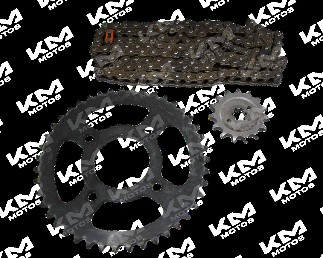 Kit de tracción 43T/15T para Pulsar 135, componentes de alta calidad para mejorar el agarre y rendimiento de la motocicleta.