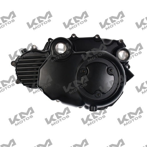 Cubierta derecha de chasis para sistema de chasis Italika ZDM200, pieza original E10010060, en color negro