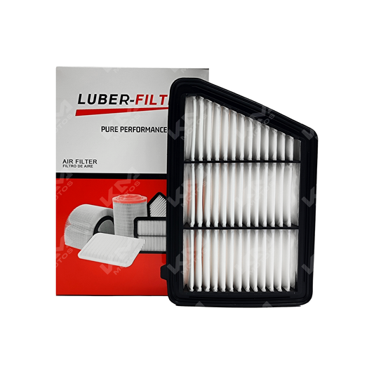 Filtro de aire KM Motos para Honda CRV 2017-2019 2.4, reemplazo de alta calidad, con elementos visibles del filtro en la imagen.