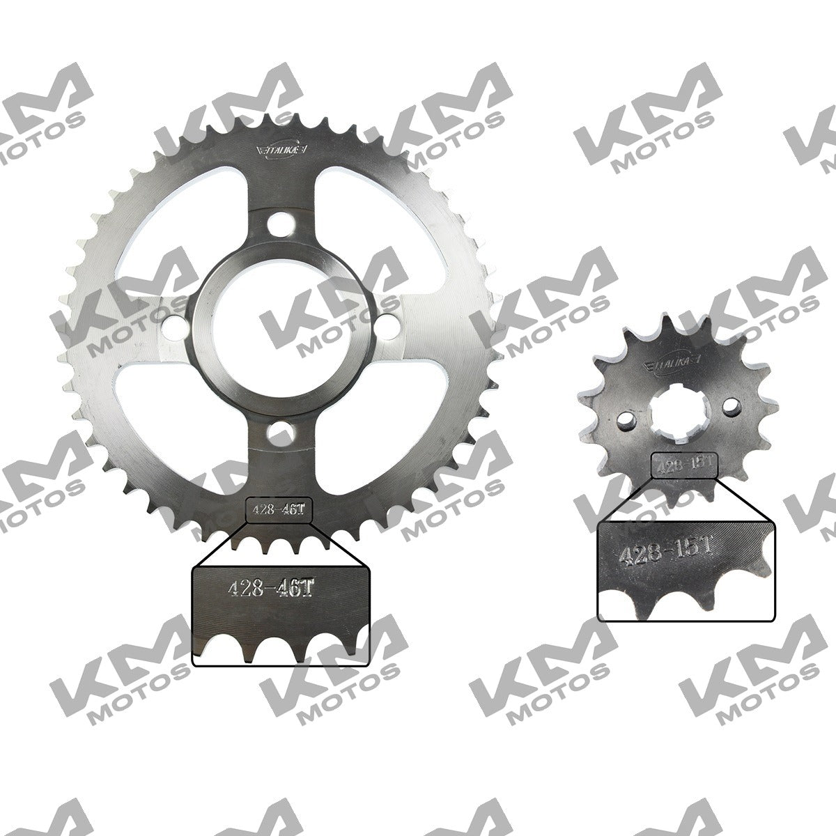 Kit de Sprocket Arrastre Italika DM 200 ZDM200 (Original F0203KS24)