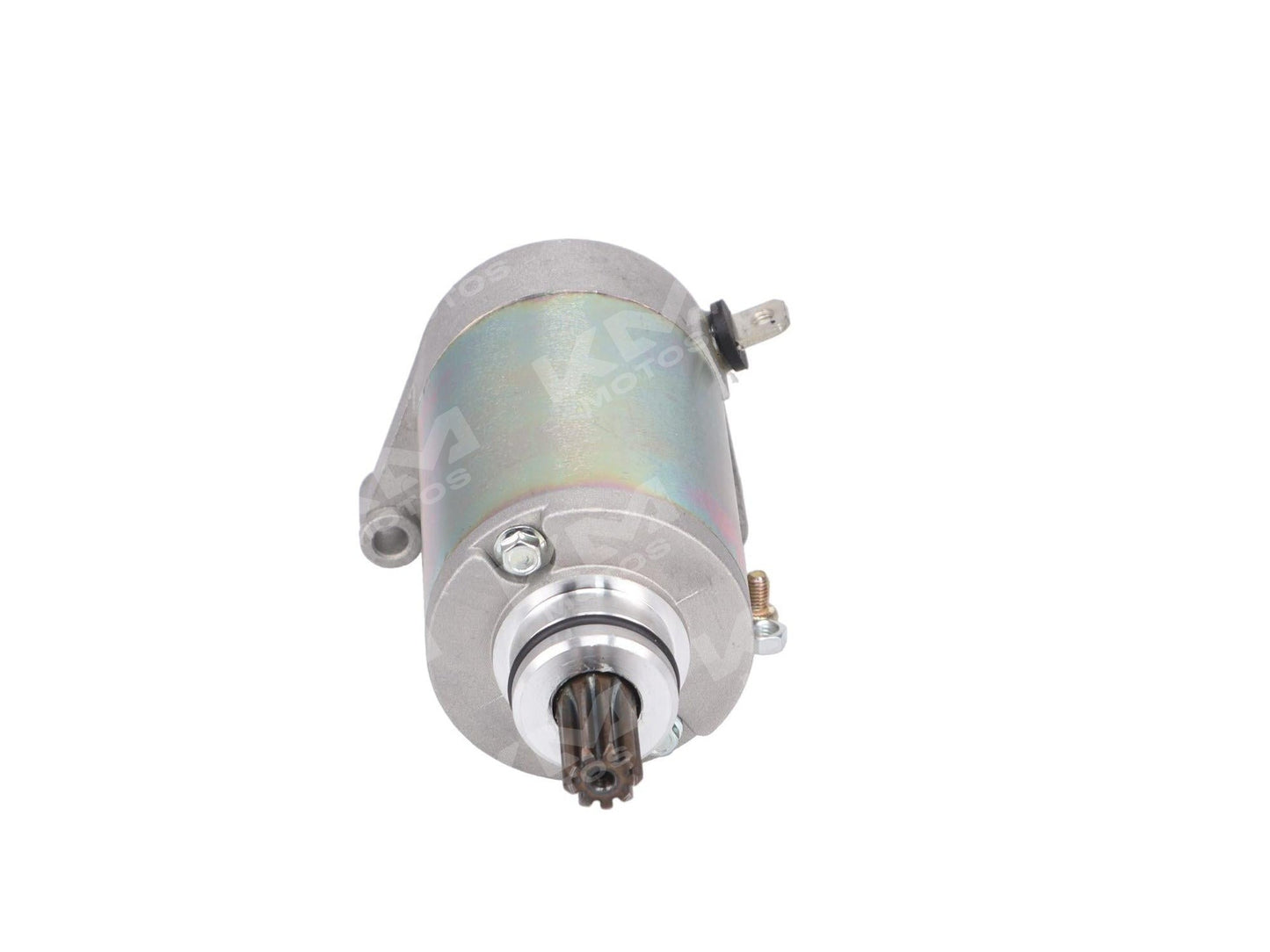 Motor de arranque Universal GE115, vista del motor de arranque con componentes y conexiones visibles.