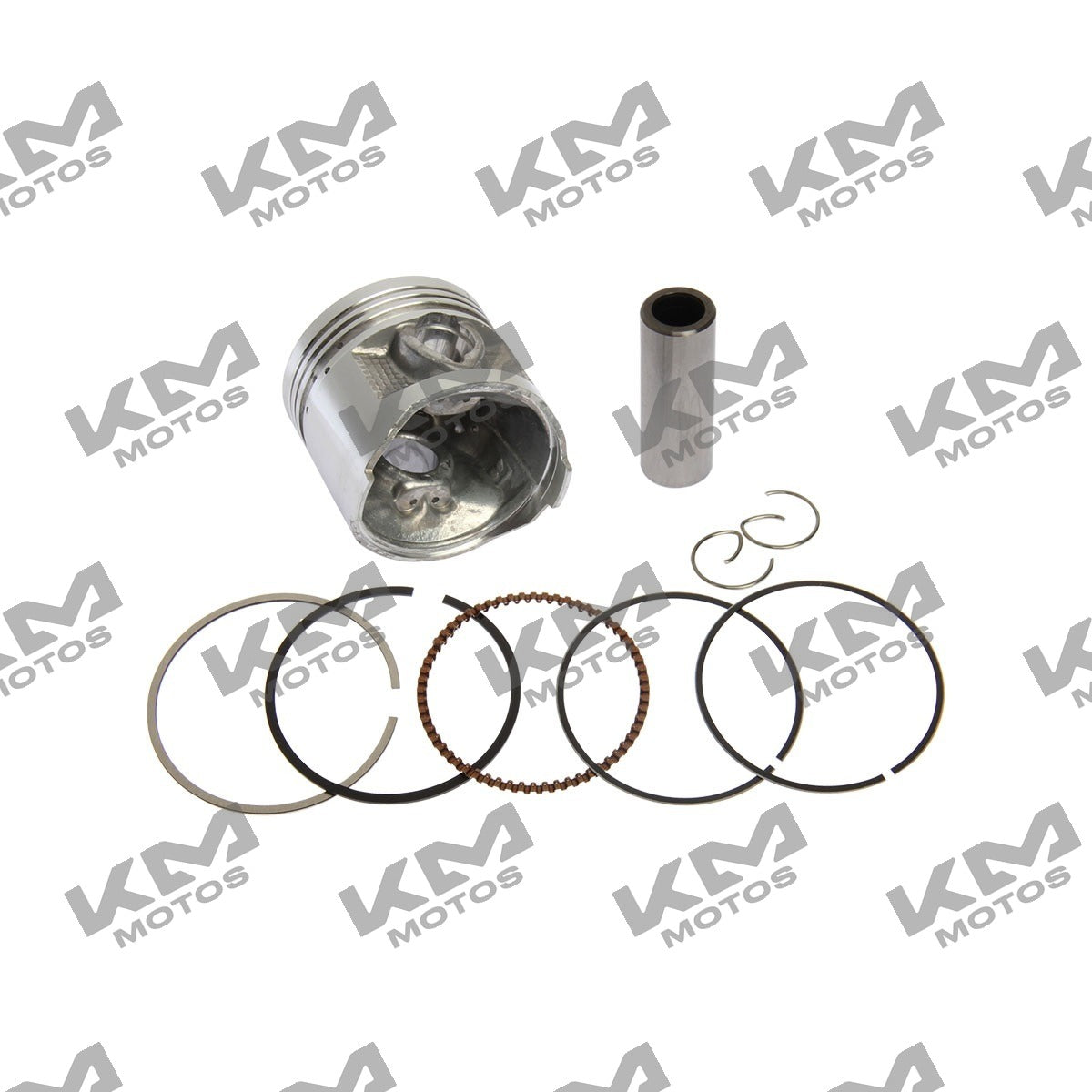 Kit de Pistón CG125 +0.50 Italika FORZA 125, FT125, XFT125 (Original E0801KP17)