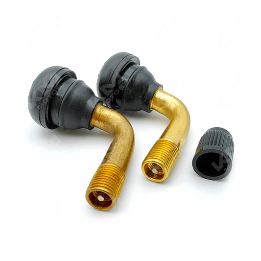 VALVULA DE LLANTA CURVA PARA MOTO AUTOMATICA (PAQUETE 10 UNI) VINI/IMBRA