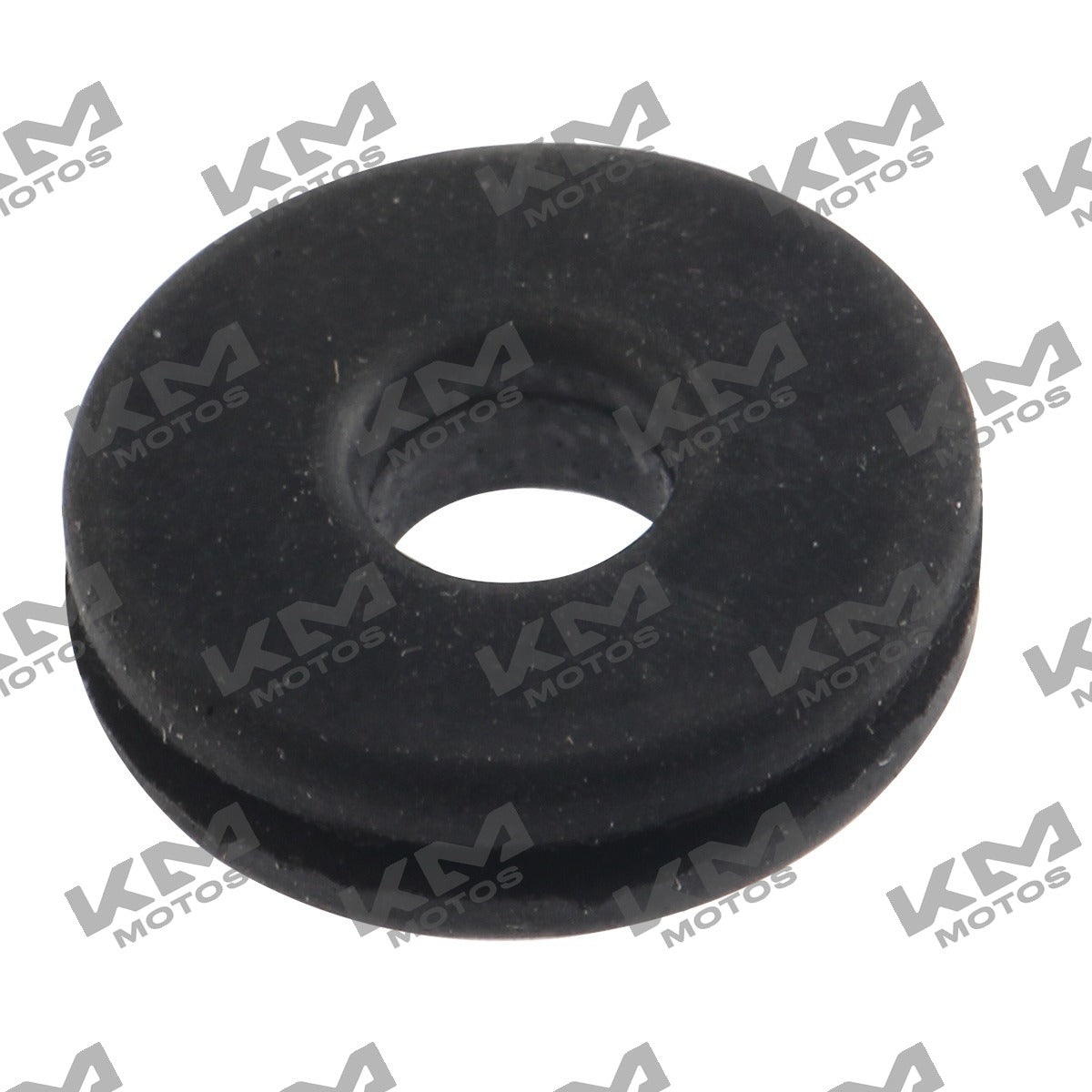 Hule de cubierta lateral para sistema de motor Italika FT125 Sport, resistente y original, en color negro.