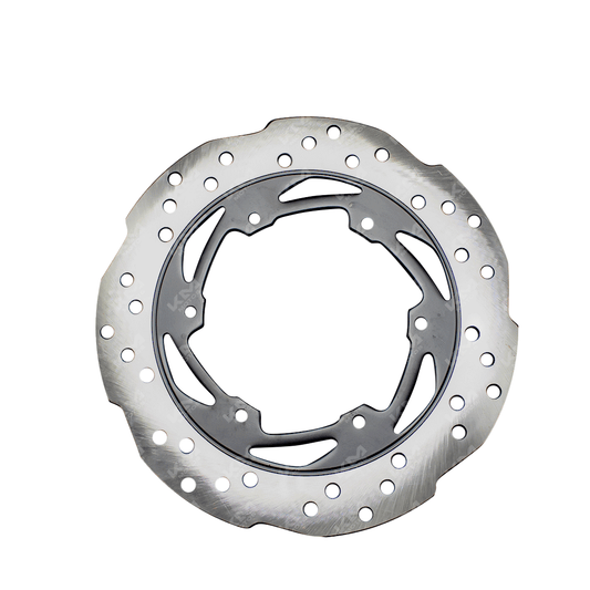 Disco de freno trasero para NS200 Pulsar de KM Motos, resistente y duradero, con ventilación para mejor rendimiento de frenado.