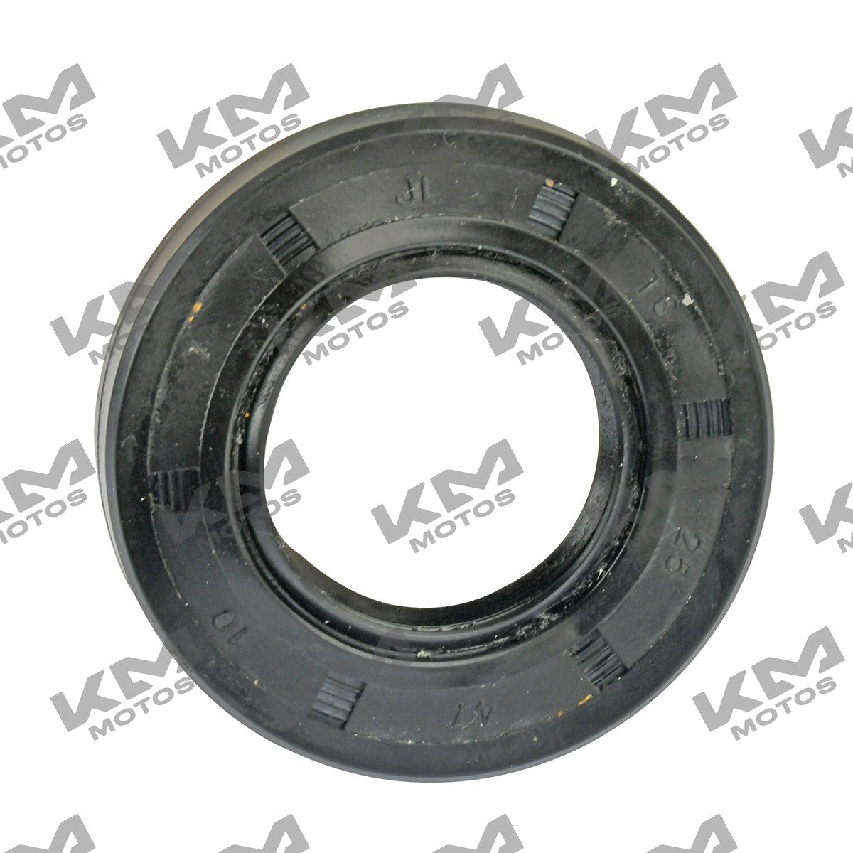 Sello de aceite original Italika DM250 para sistema de motor, tamaño 25x47x10, en imagen de componente mecánico