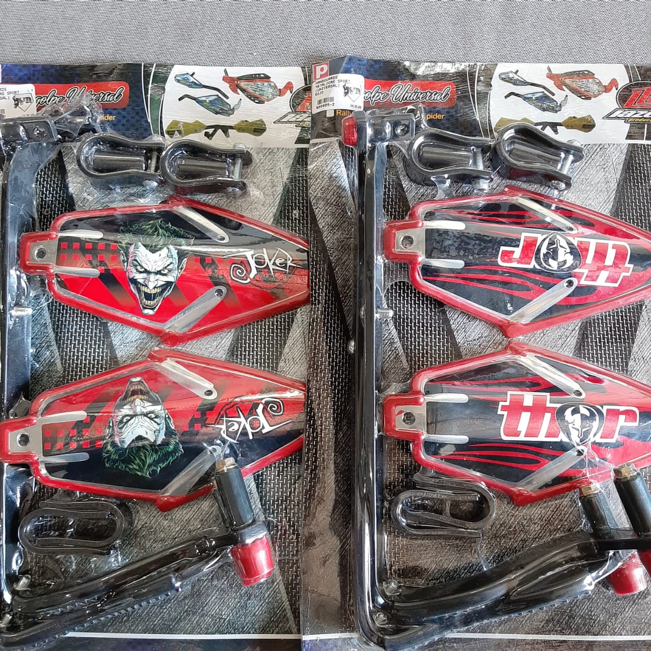 HANDGUARDS METALICAS SPORT (UNIVERSAL) ROJO
