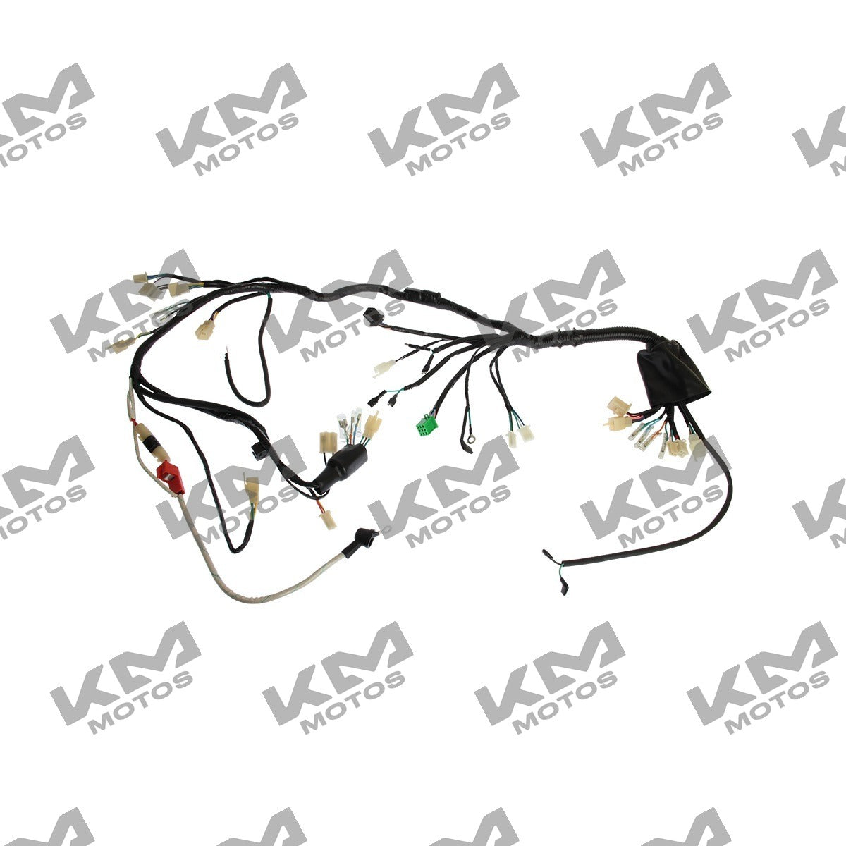 Arnés eléctrico principal Italika FT180/FT200, sistema eléctrico original para motos Italika, visible en la imagen.