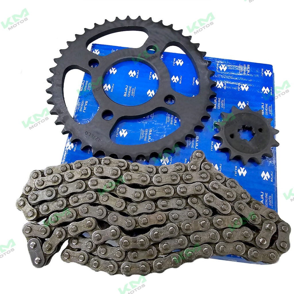 KIT DE TRACCION BAJAJ PULSAR135/BOXER150/DISCOVER150 (42T14T428H130L)