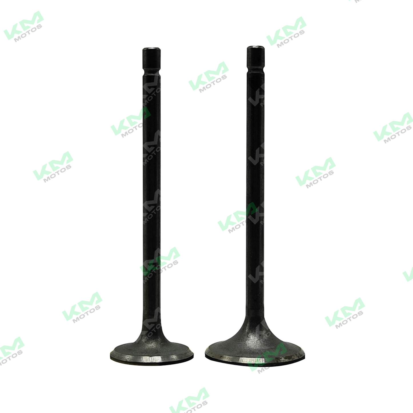 Válvulas de admisión y escape para motor CG150, DM150, RT180, FT150 y KB150, tamaño 5 mm, en imagen.
