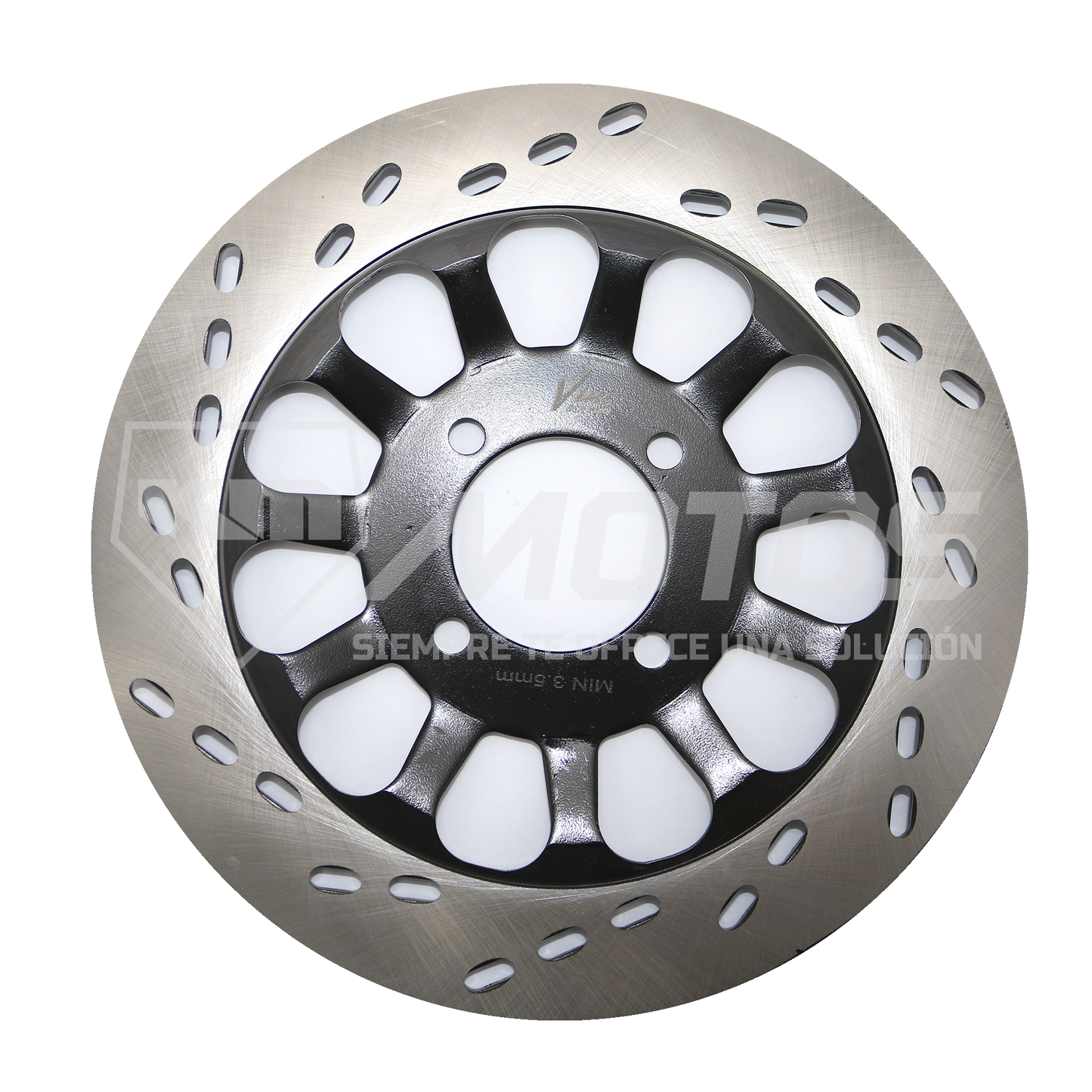 Disco de freno delantero KM Motos para Suzuki GN125H/Genesis HJ125, 4 agujeros, componente de freno de motocicleta.