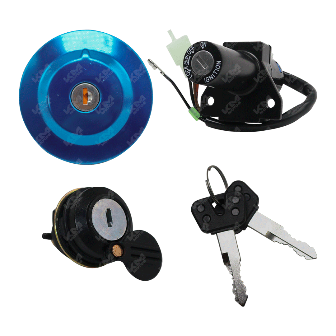 JUEGO DE LLAVINES Y TAPON YAMAHA YBR125 ED/G