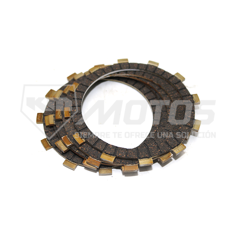 DISCOS DE CLUTCH SUZUKI AX100 (2TIEMPOS) (SET 5 PCS)