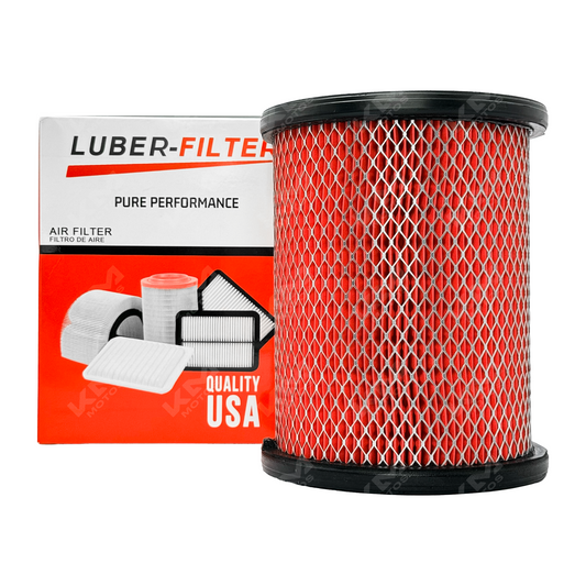Filtro de aire KMMOTOSHN para Nissan Frontier 2000-2012, modelo bajito, con elementos de filtro visibles en imagen.