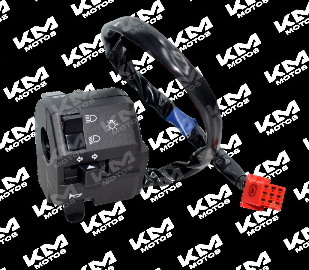 Mando izquierdo para luces XCD125 y DISCOVER 135 de Bajaj, control de luces para motocicleta.