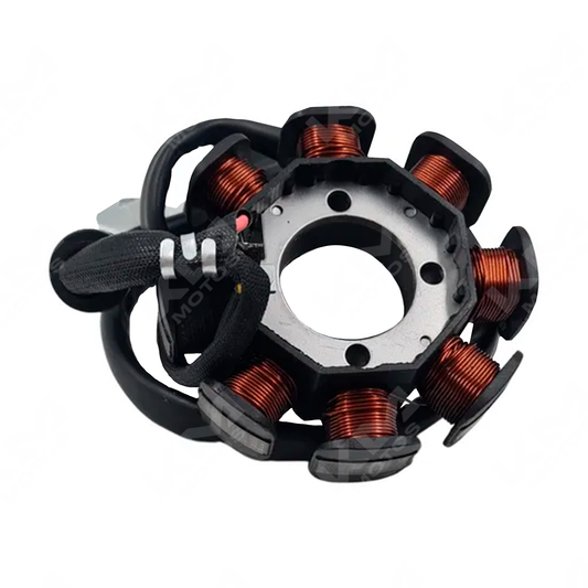 Bobina de magneto ESTATOR FT150 GT grafito para motores DM150 y FT125TS, componente original de alta calidad