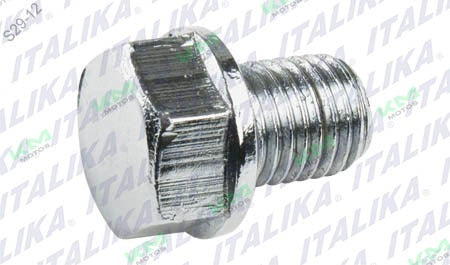 Tornillo de drenado M12x1.5 para sistema de motor Italika RT180, FT180, FT200 y Fiera, original E07060098