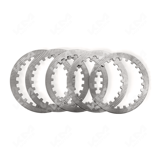 Discos de embrague originales para 250ZIII, imagen que muestra el kit completo con discos de clutch de alta calidad.