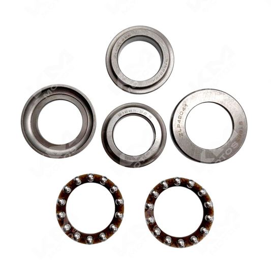 Balineras originales para dirección RT180, FT180, FT200 y Fiera 200, ensambladas en una imagen clara.