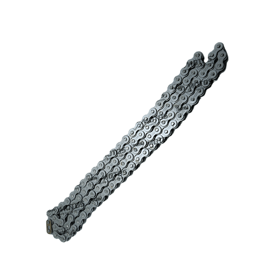 Cadena de tracción Italika 530Hx76L para ATV con reversa, marca KM Motos, resistente y duradera para vehículos todo terreno.