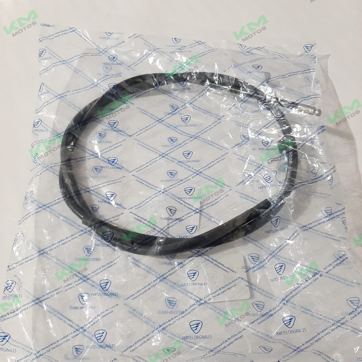 Cable de freno delantero universal para ATV180, muestra el cable de freno con conectores en la imagen.