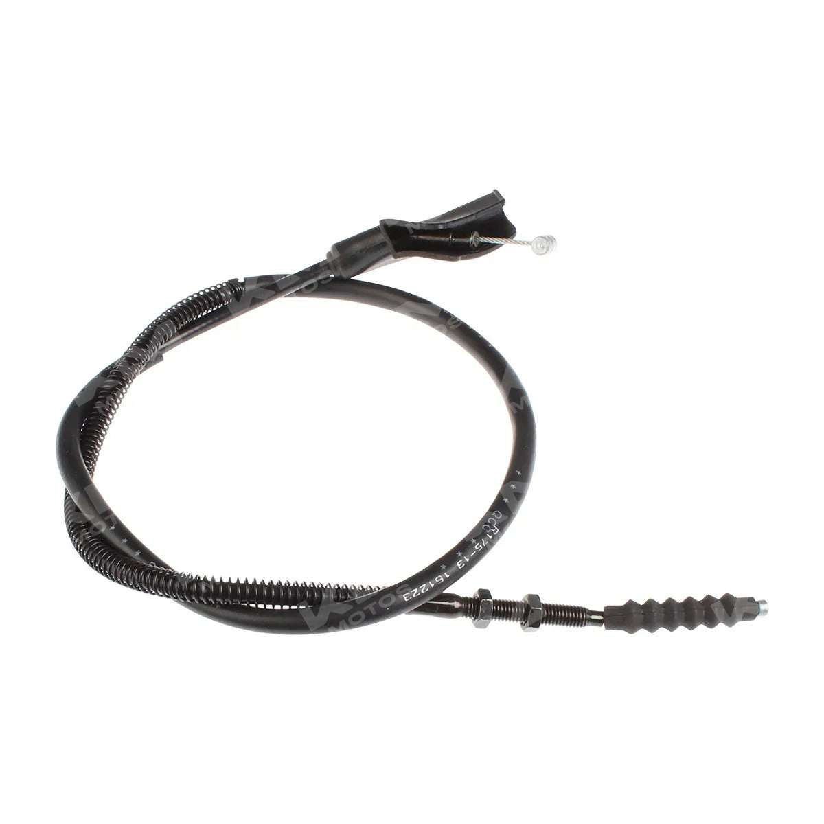 Cable de embrague Fiera 150, cable de clutch resistente y flexible para motocicleta, en color negro con conectores metálicos.