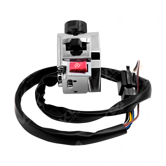 Conjunto de mando derecho ORIGINAL para RC150 y RC150 GT, visible en la imagen con botones y controles.