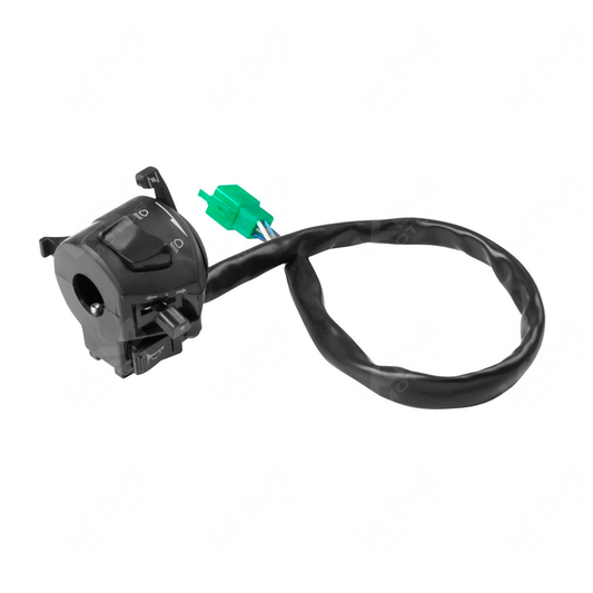 Conjunto de mando izquierdo para RT180, FT180, FT200 y Fiera 200 de KMMOTOSHN, con botones y controles visibles.