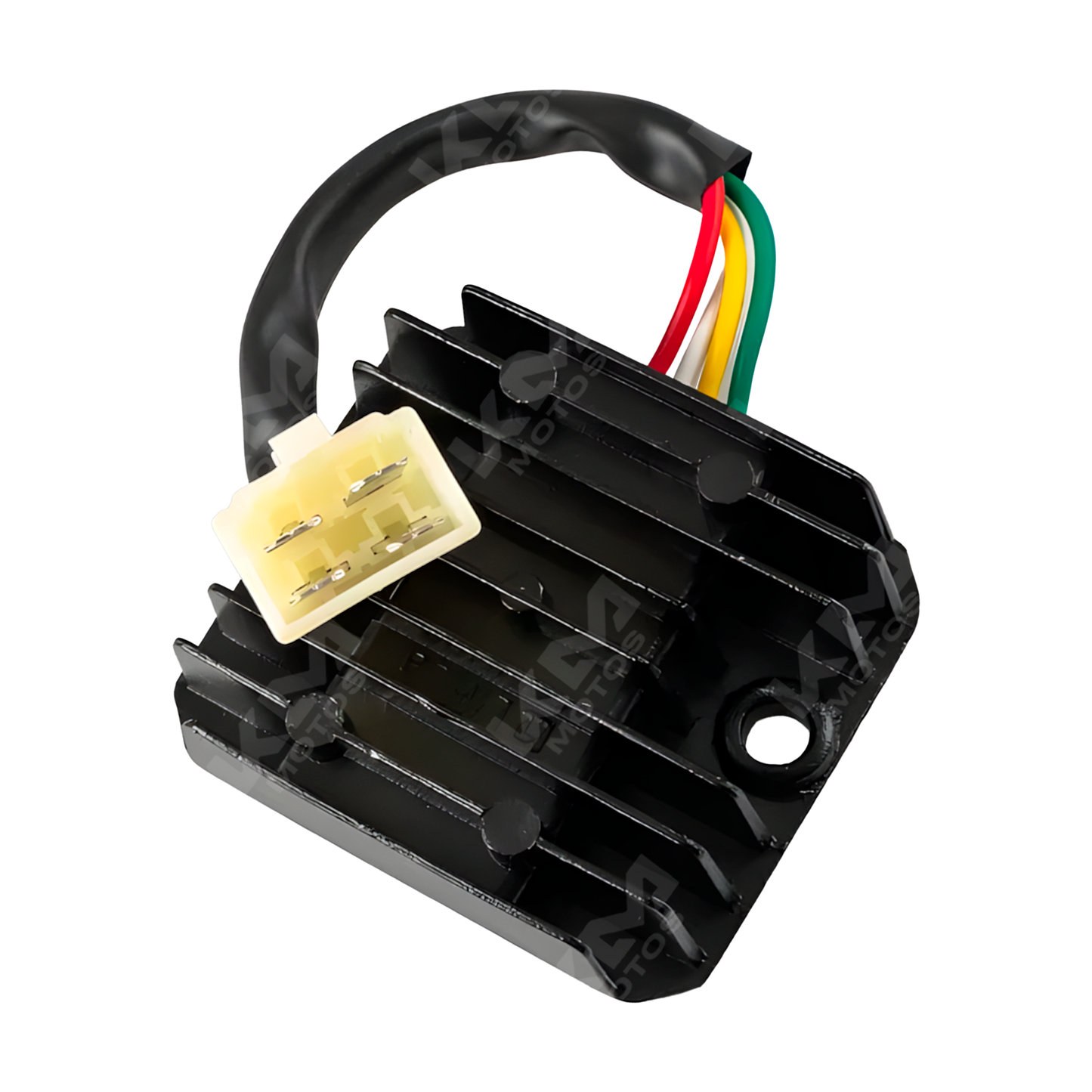 Rectificador y regulador negro KM Motos para motos CS125, DS150, GS150, XS125, GTS175, WS175 y más, modelo F06030002.