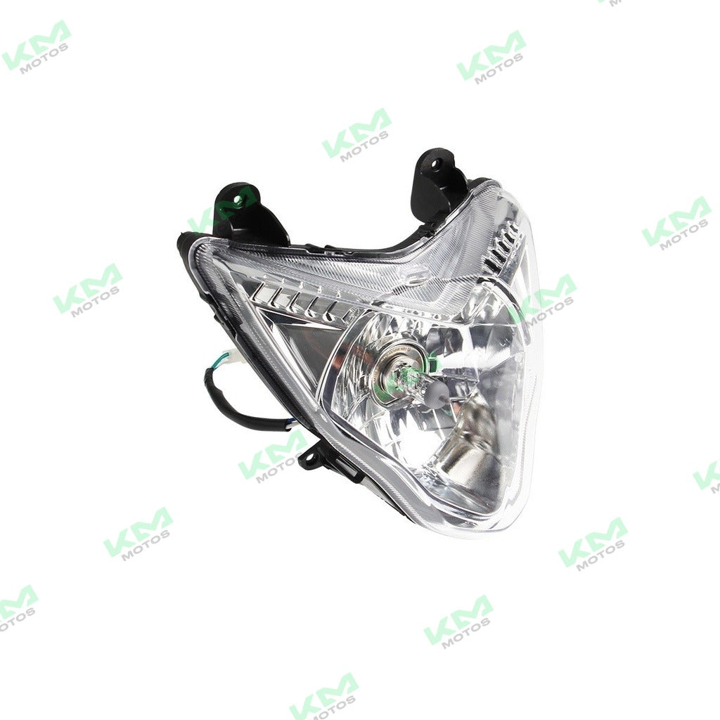 Conjunto De Faro Con Leds Fiera 200 Italika (Original F09010113)
