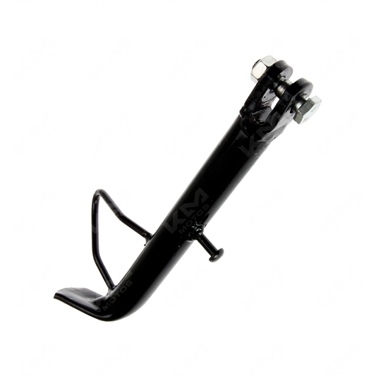 Pata lateral KMMOTOSHN PARADOR 150Z/150SZ para motocicleta, pieza de repuesto robusta y duradera en acabado metálico.