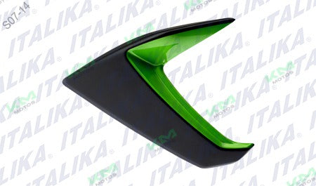 Cubierta de tanque izquierda para sistema de chasis Italika 150z, modelo F13010964, en color original.