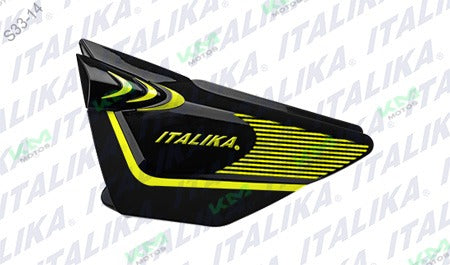 Cubierta Izq Negro Amarillo Ft150s Italika (Original F13011100)