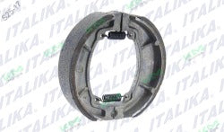 Zapatas de freno trasero originales Italika para YBR GXT200 y XTZ, modelo F15020135, sistema de frenos confiable.