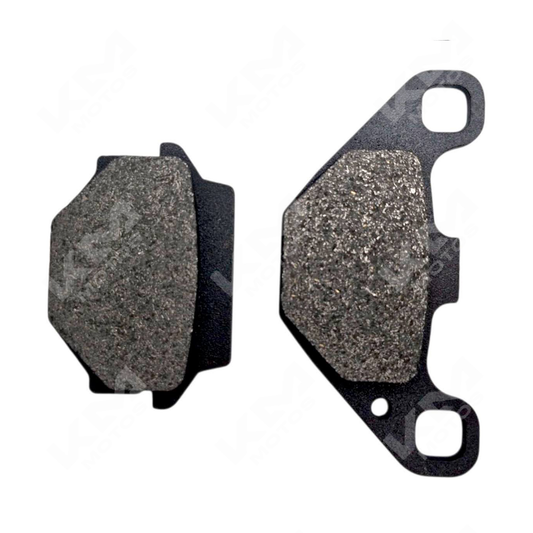 Pastillas de freno trasero para ATV250 con reversa, marca ORIGINAL, muestran las piezas de freno y componentes de montaje