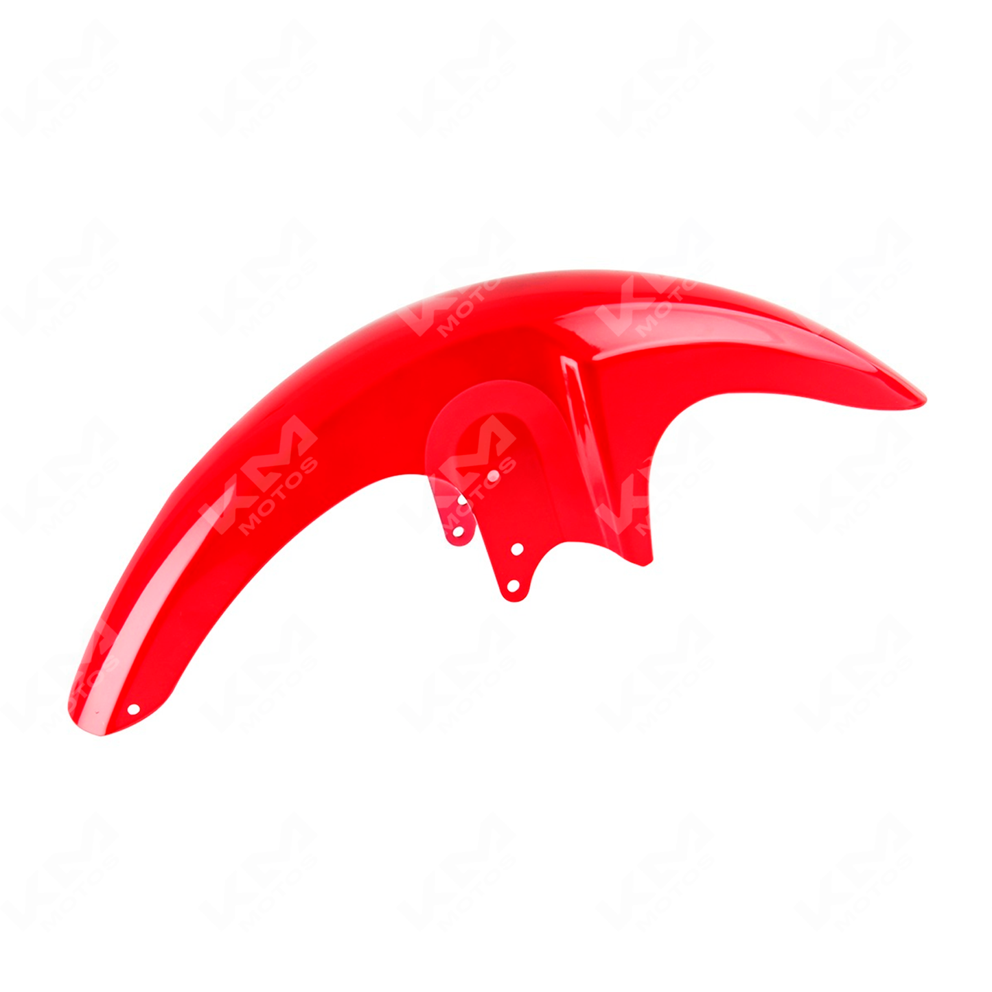 Guardabarros rojo ORIGINAL FT125 para motocicleta, resistente y duradero, muestra el guardafango en color rojo en una vista clara y detallada.