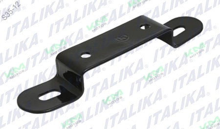 Base de portaplaca Italika FT150/FT150GT en grafito, sistema de chasis original para motocicleta.