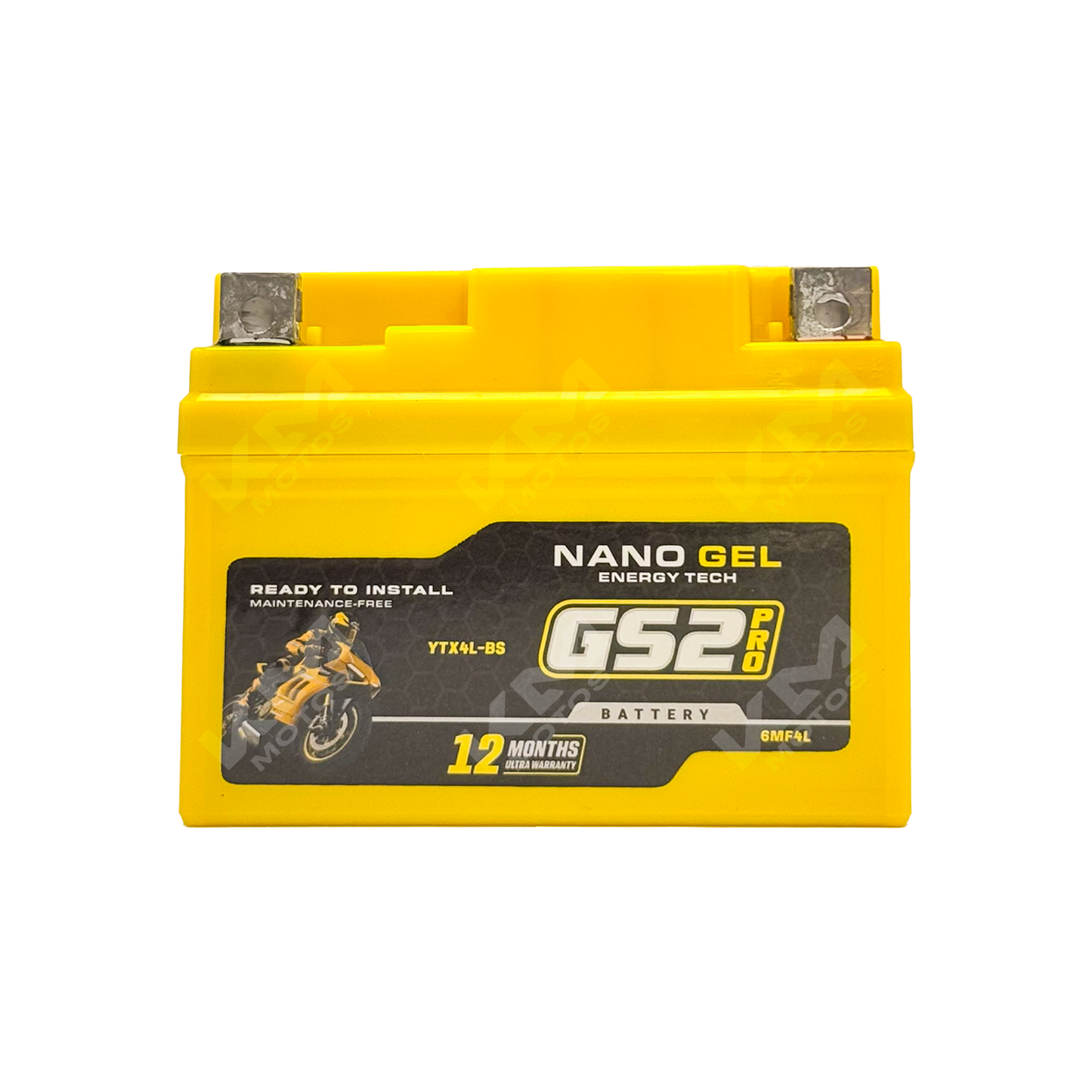 BATERIA DE NANO GEL YTX4L-BS GS2 - KMMOTOSHN