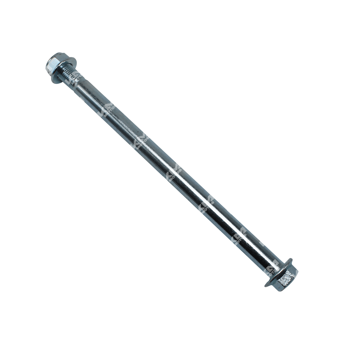 Eje de tijera UNIVERSAL XM200GY-B, componente metálico para equipo de jardinería o maquinaria.