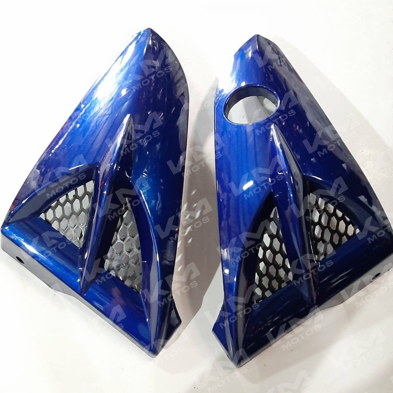 Rompevientos de YBR125 Azul