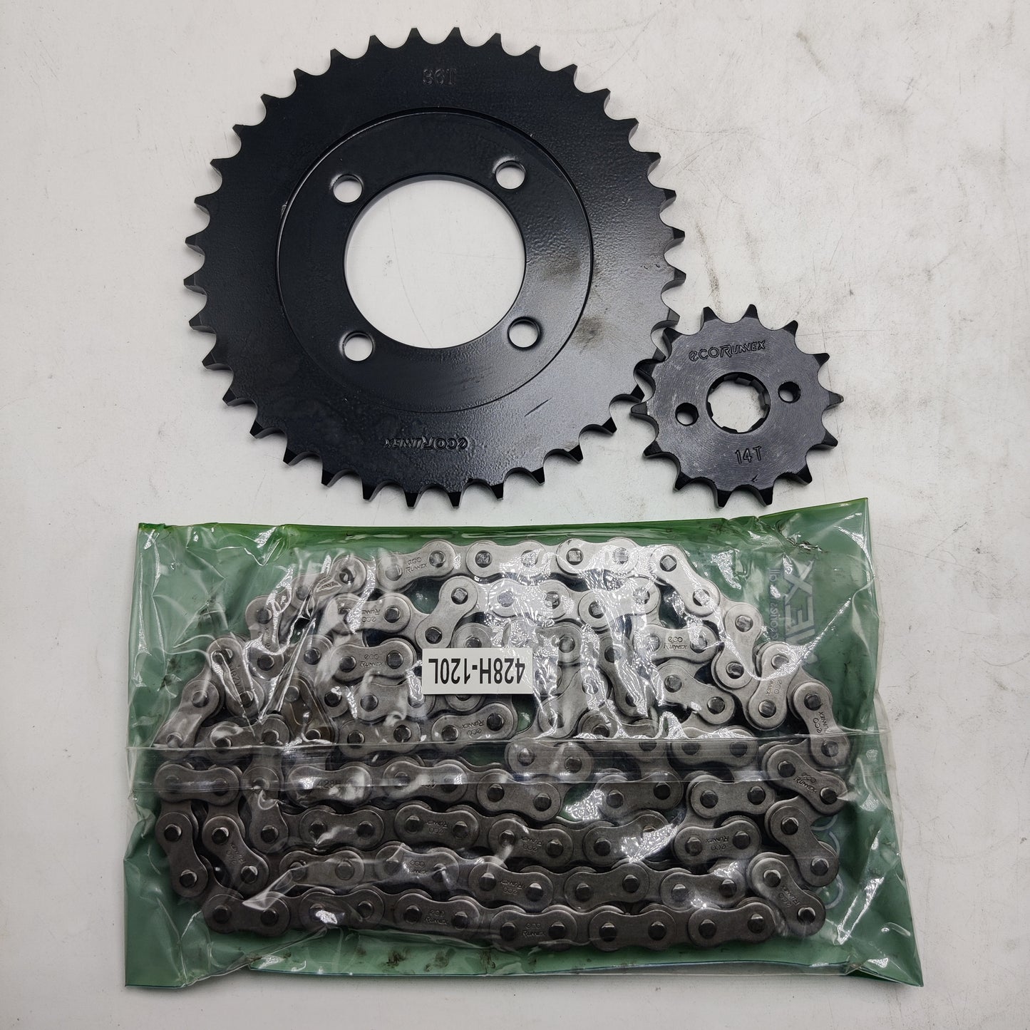 KIT DE TRACCION(ARRASTRE) LUCKY 36T-14T/428H-120L POWERDRAG