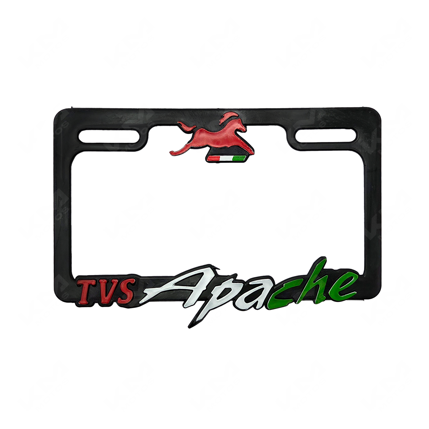 PORTA PLACA P/MOTO + LOGO 3D ORIGINAL APACHE