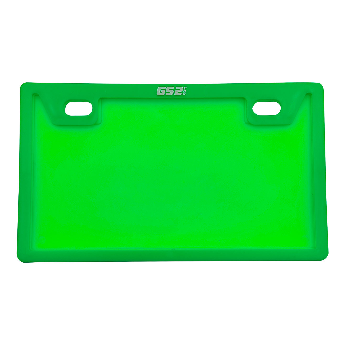 PORTA PLACA PLASTICO T/LAZER KMS/GS2i VERDE