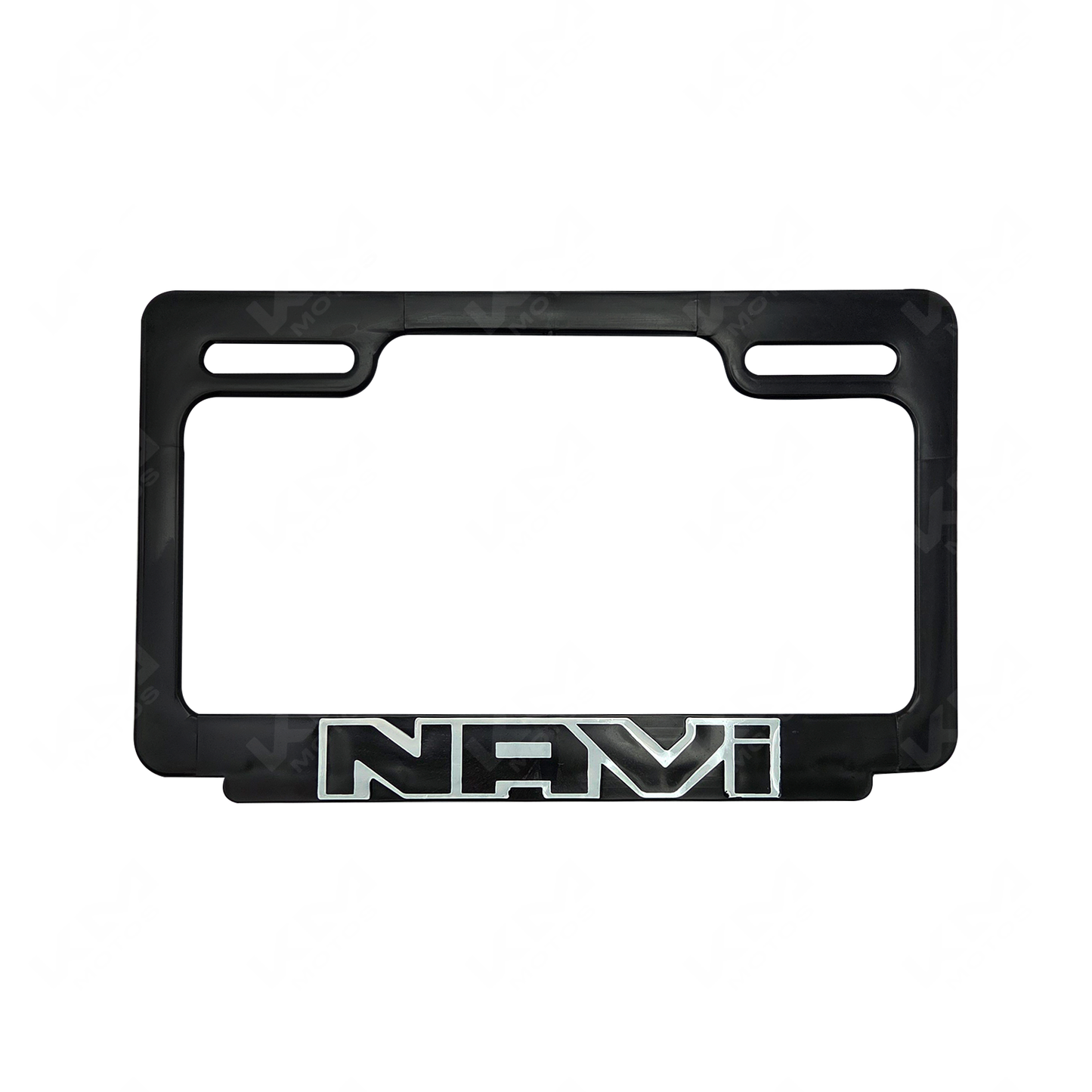 PORTA PLACA P/MOTO + LOGO 3D HONDA NAVI