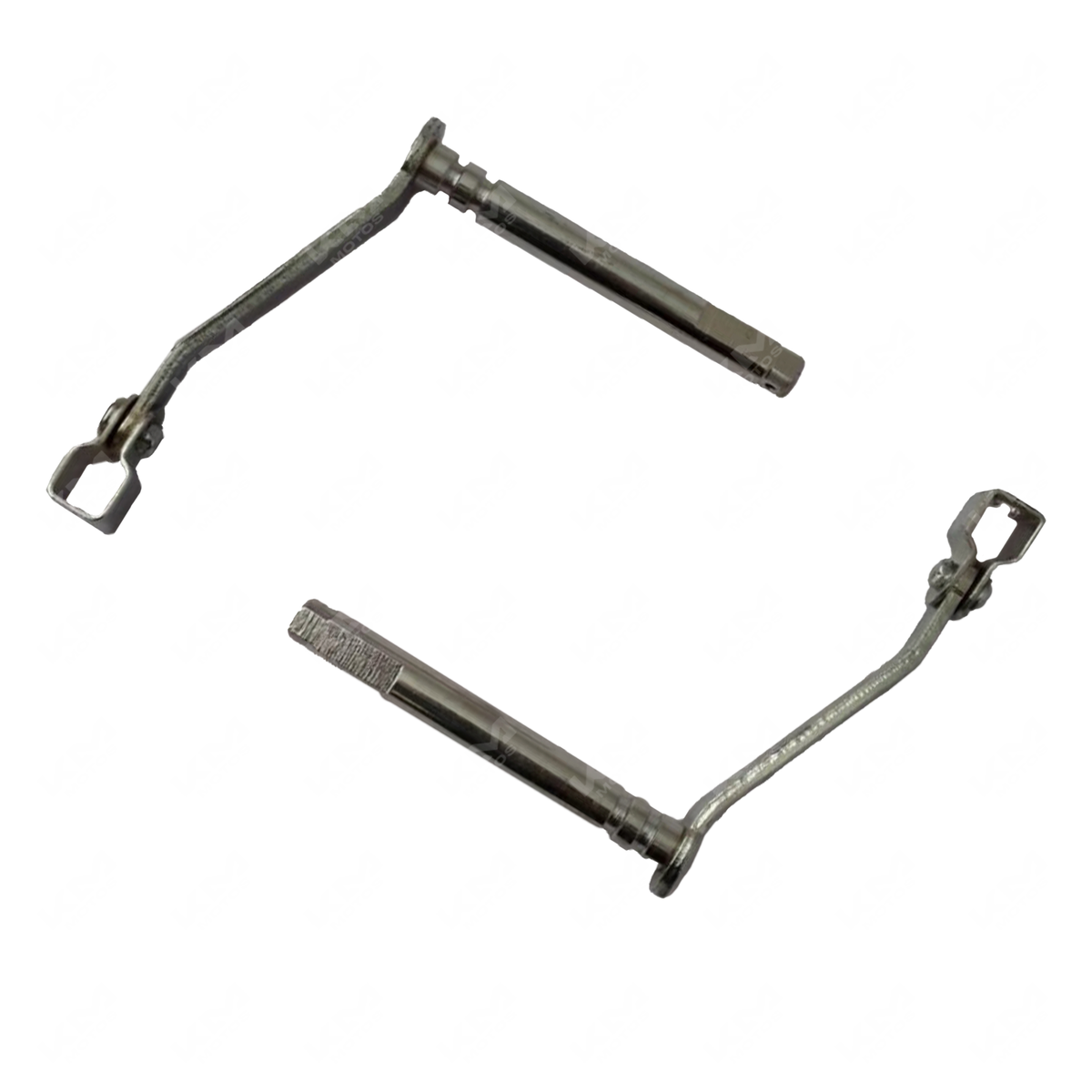 Palanca de embrague Universal HJ125-7, muestra la leva de clutch de metal con acabado en negro, para motocicleta.