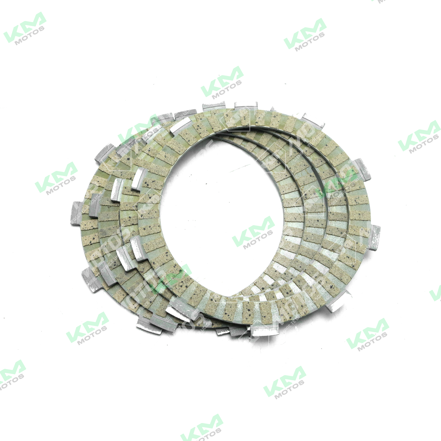 Discos de embrague Universal para FZ16 y Pulsar 180, componentes de clutch con superficie metálica y estrías para mejor agarre.