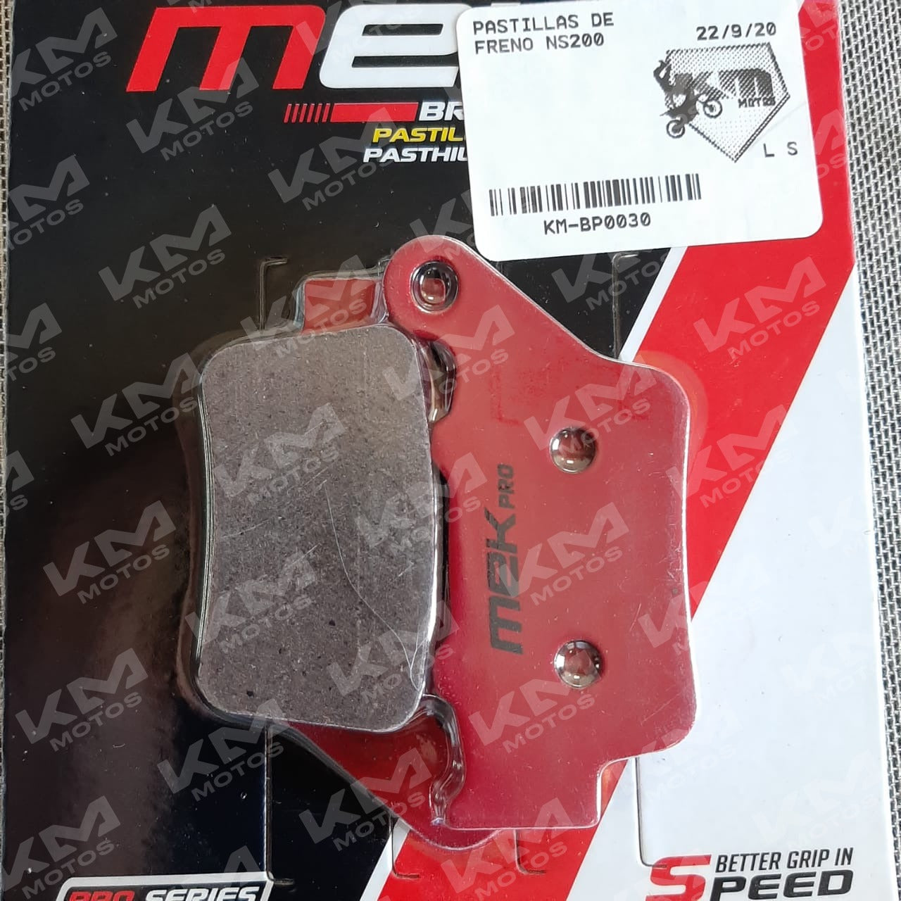 Pastilla de Freno NS200/RS200/DUKE200/PS160 Trasera