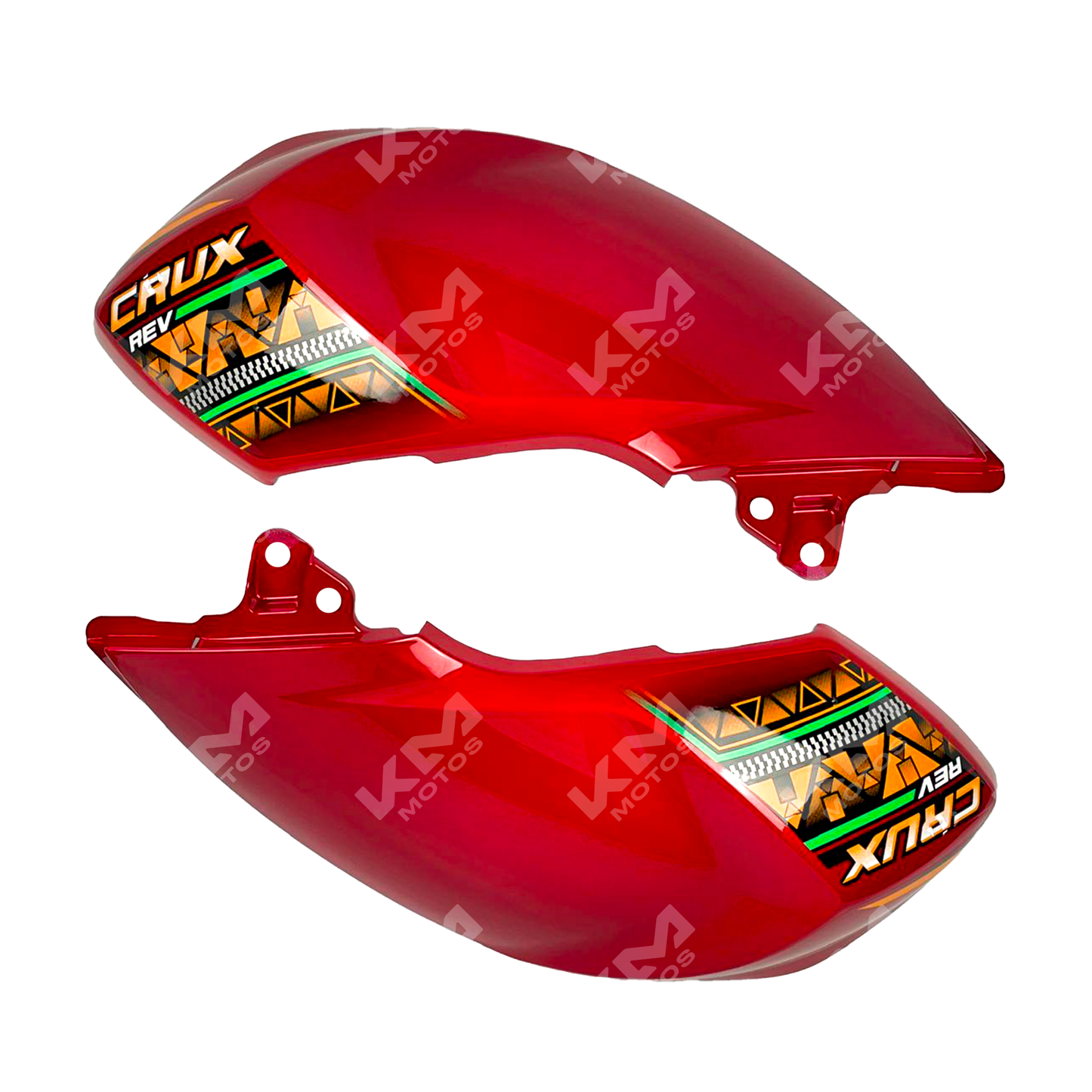 COBERTOR DE TANQUE CRUX110 REVO ROJO - KMMOTOSHN