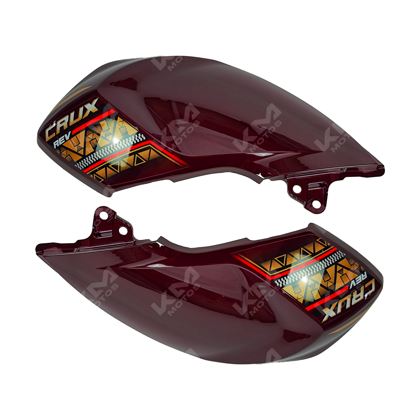 COBERTOR DE TANQUE CRUX110 REVO CAFÉ - KMMOTOSHN